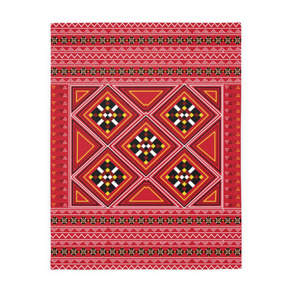 Red Velveteen Microfiber Blanket (Two-sided print)