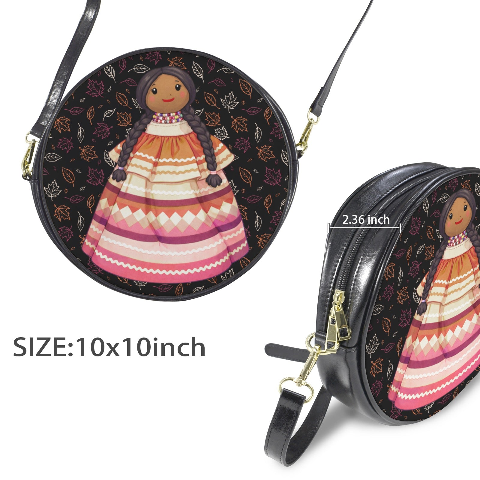 Fall Round Sling Bag-Large