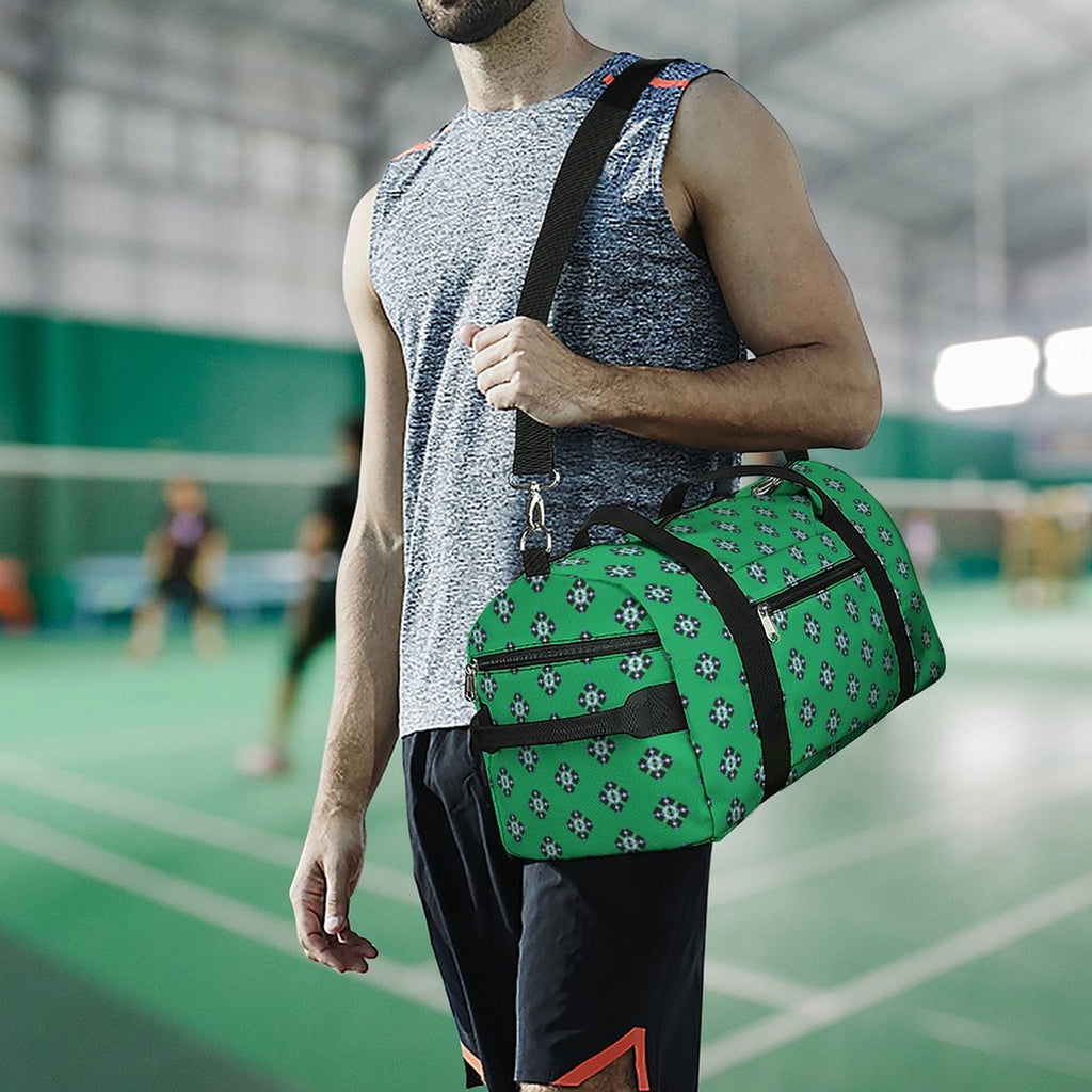 Blue & Green Diamond - Green Gym Bag