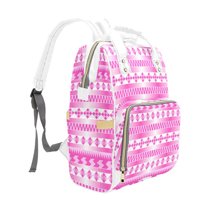 Pink Chic Multifunctional Backpack | Trendy Bag, Stylish Mama Bag, Tote, Baby Shower Gift, Eco-Friendly Backpack