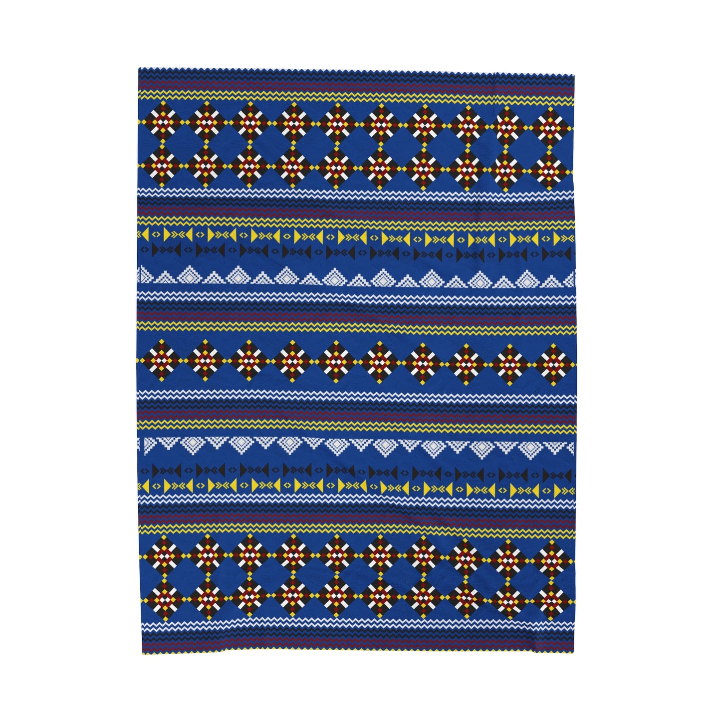 Blue Velveteen Plush Wayne OneShop Blanket