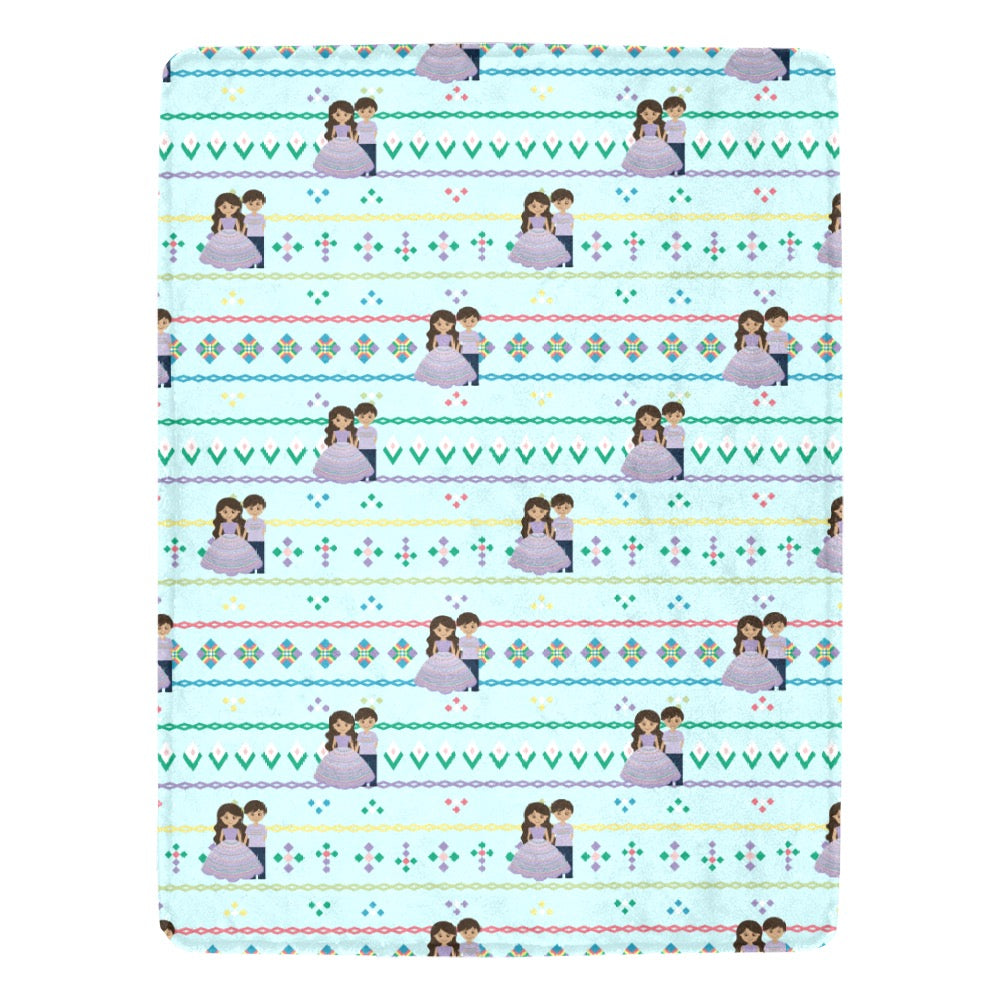 Ultra-Soft Spring Doll Blanket