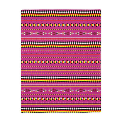 Pink Velveteen Microfiber Blanket - Two-Sided