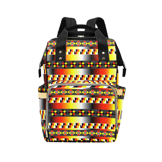 Chic Mixed Colored Multifunctional Backpack | Trendy Bag, Stylish Mama Bag, Tote, Baby Shower Gift, Eco-Friendly Backpack