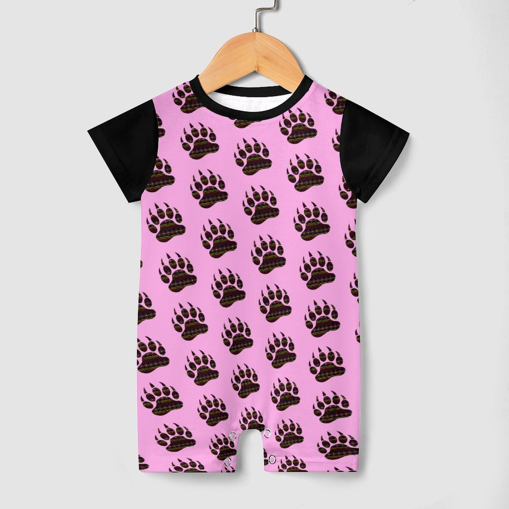 Bear Paw Baby Romper