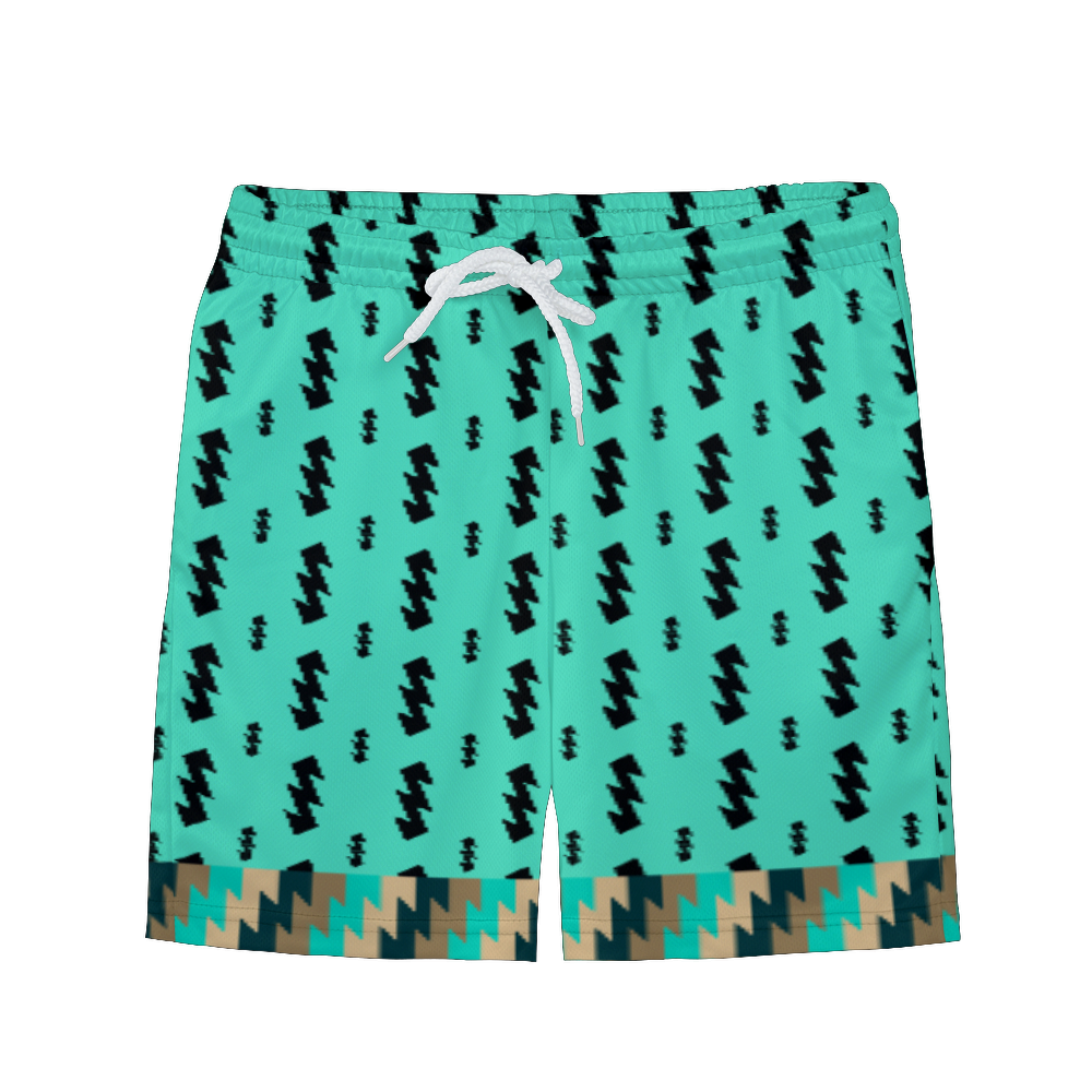 Youth Teal Jersey Shorts