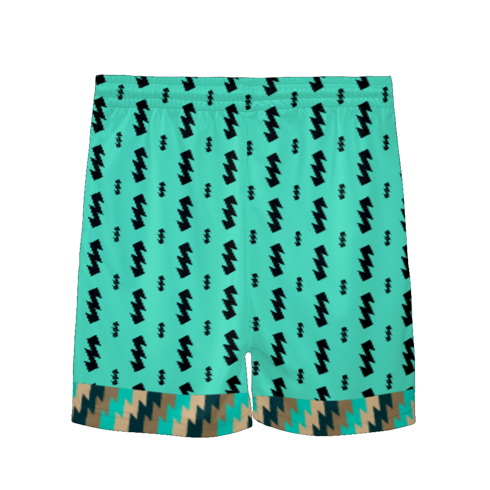 Youth Teal Jersey Shorts
