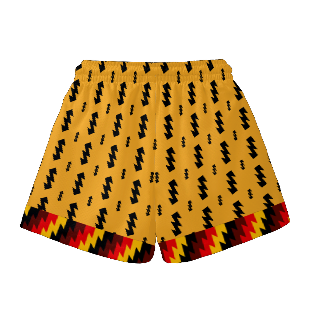 Toddler Yellow Lightning Shorts
