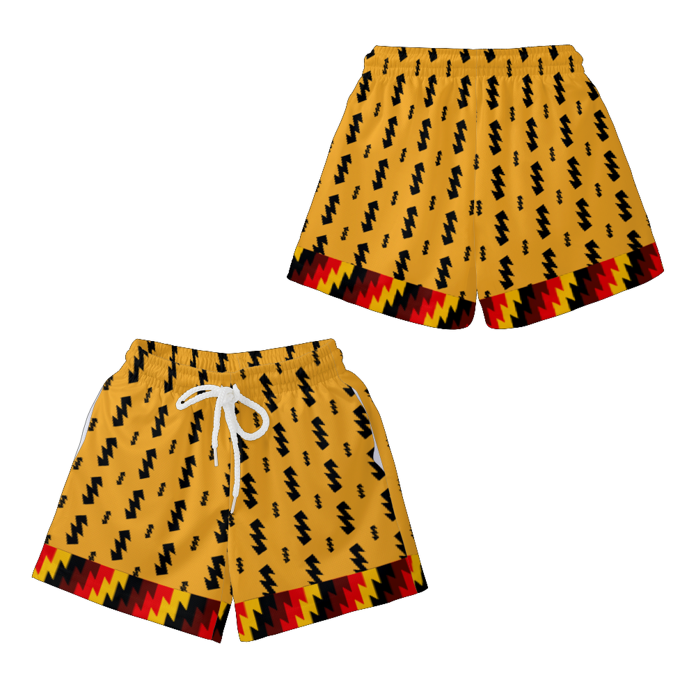 Toddler Yellow Lightning Shorts