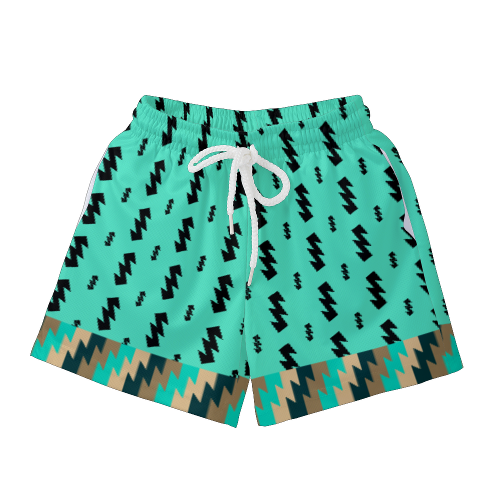 Toddler Teal Lightning Shorts