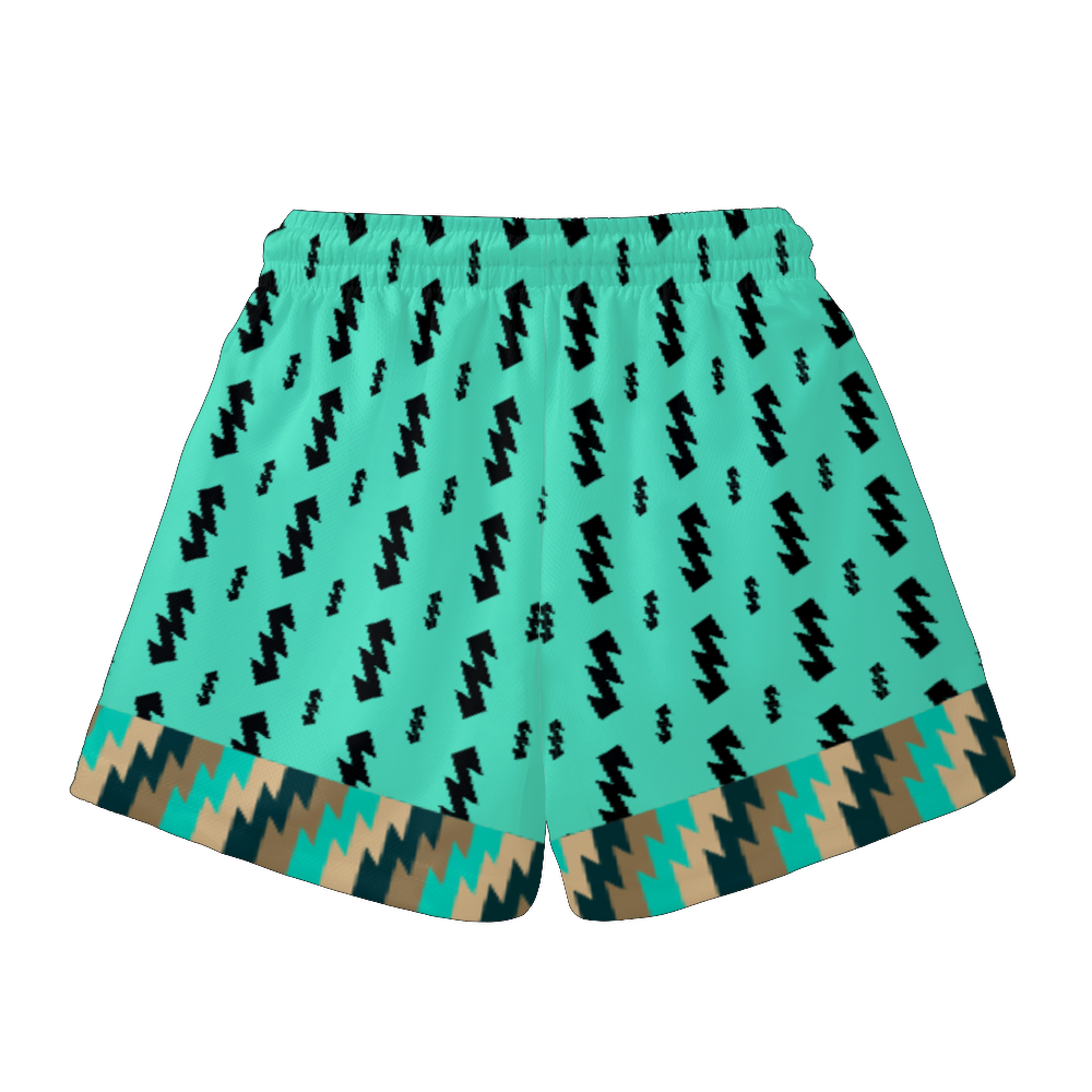 Toddler Teal Lightning Shorts