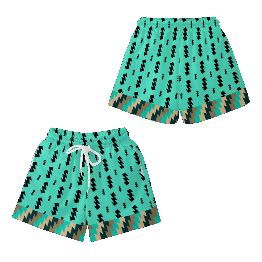 Toddler Teal Lightning Shorts