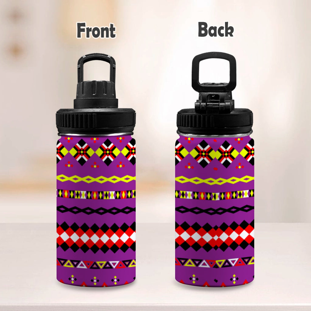 Plum Kids Water Bottle with Chug Lid (12 oz)