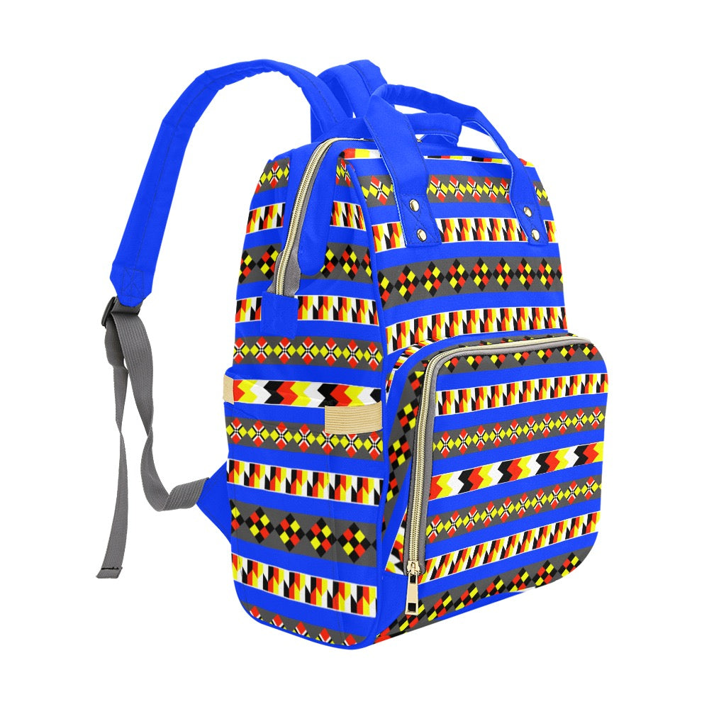 Blue Chic Multifunctional Backpack | Trendy Bag, Stylish Mama Bag, Tote, Baby Shower Gift, Eco-Friendly Backpack
