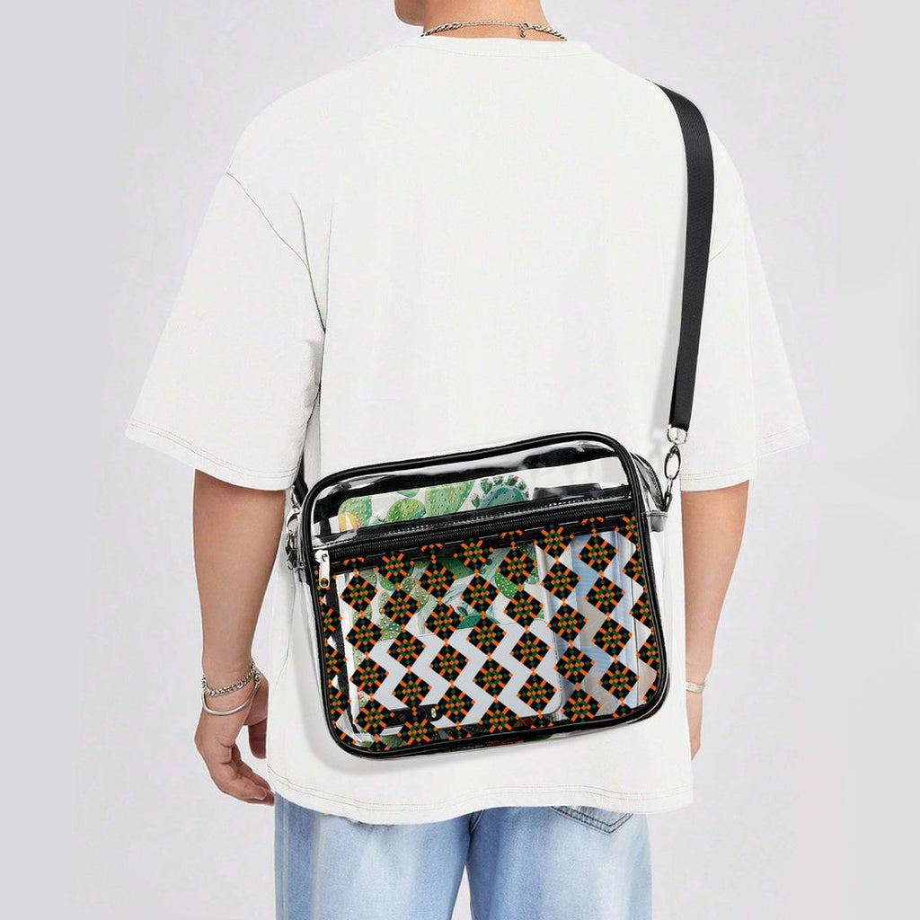2-Piece Clear Satchel Bag Set UM1