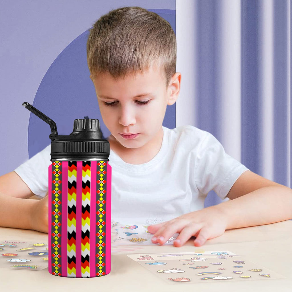 Strawberry Kids Water Bottle with Chug Lid (12 oz)