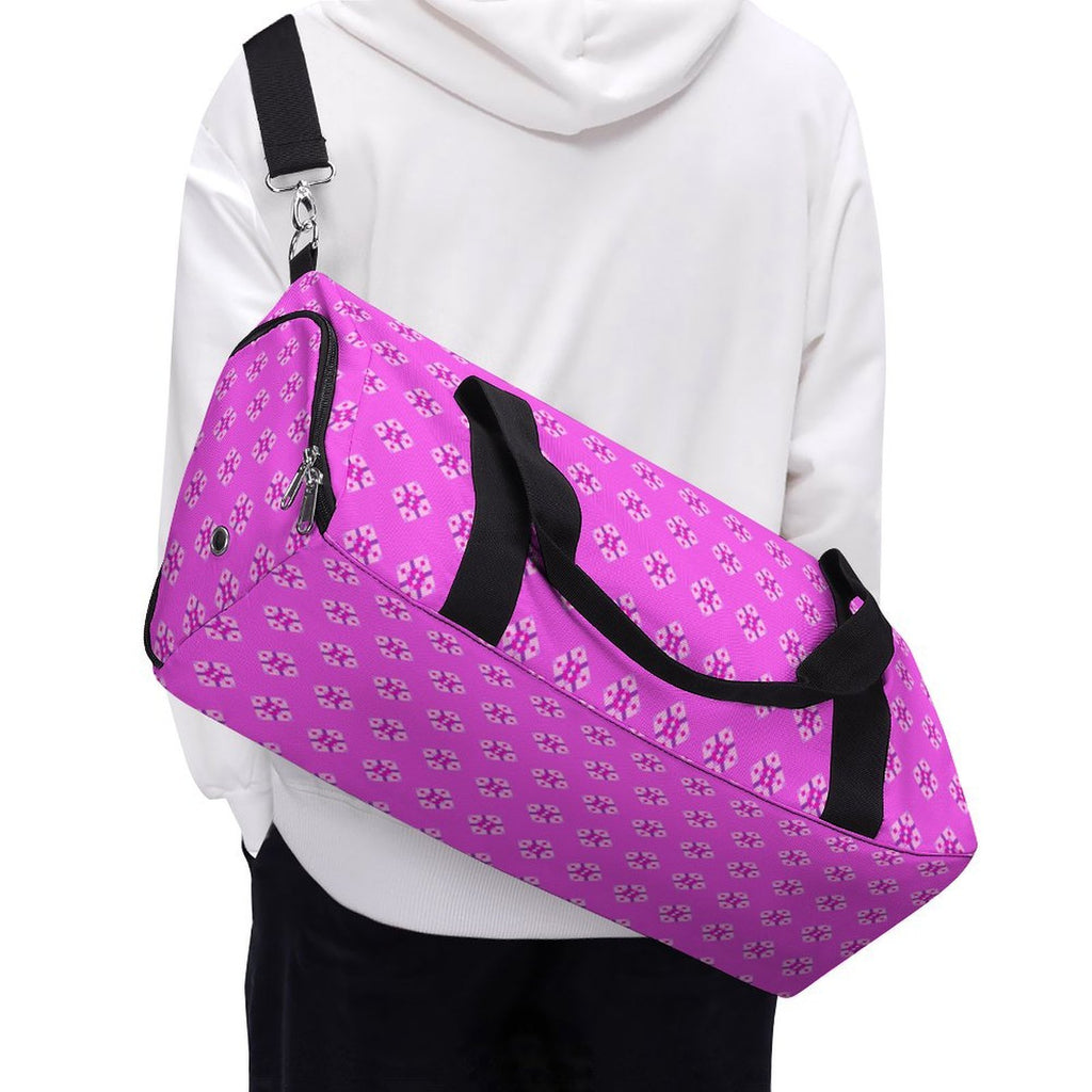Pink & Purple Diamond - Pink Gym Bag