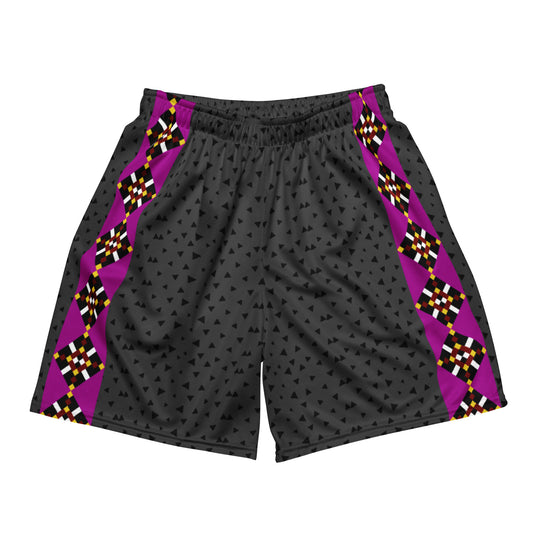 Fuchsia Unisex mesh shorts