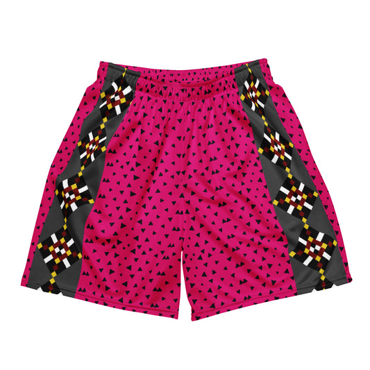 Fuchsias Unisex mesh shorts