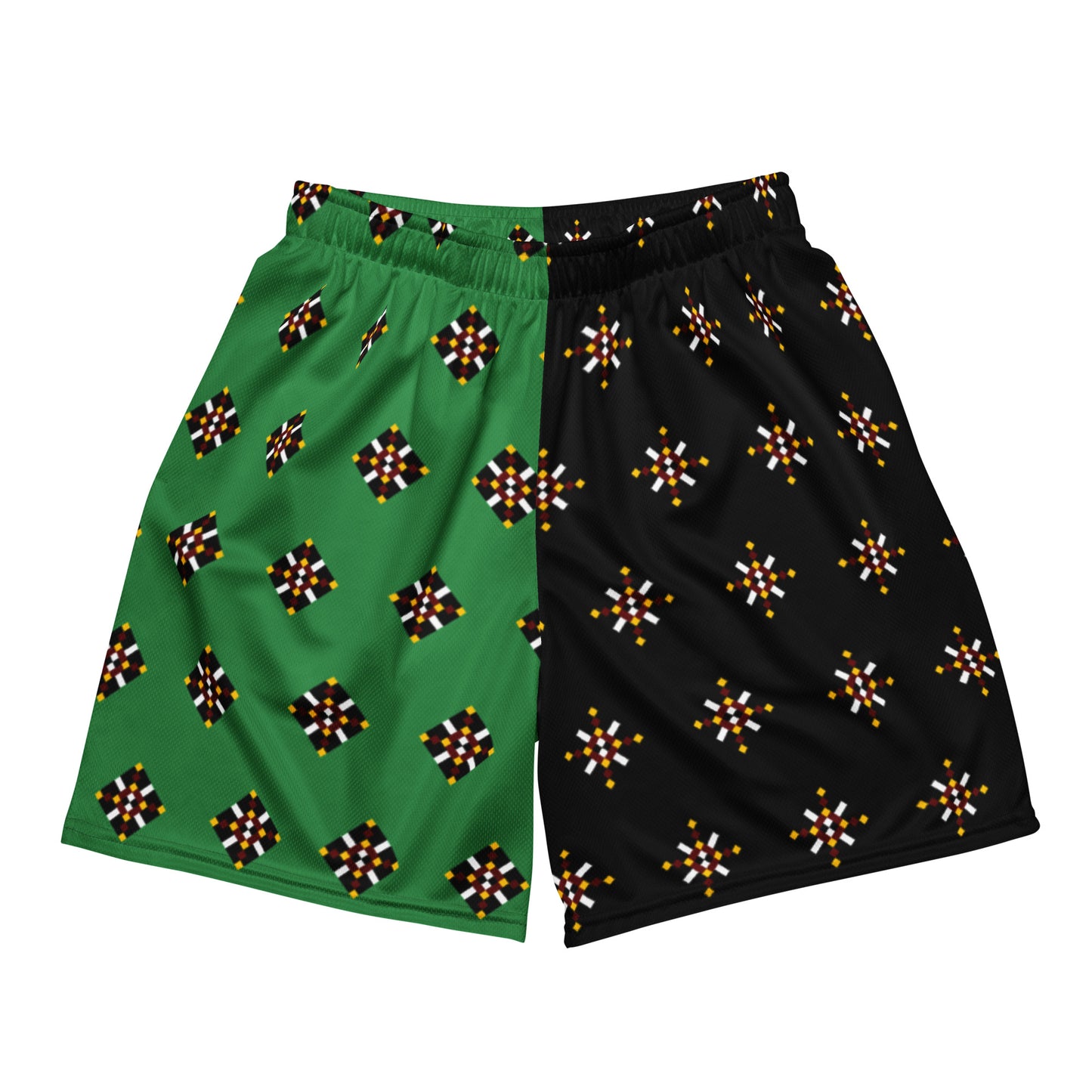 Green Diamond Unisex mesh shorts