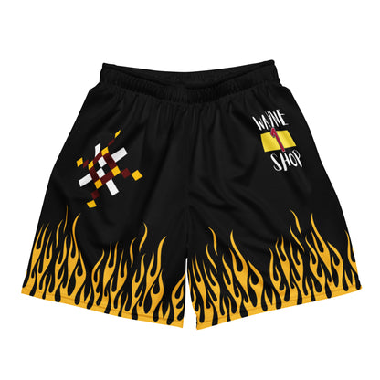 Fire Unisex mesh shorts