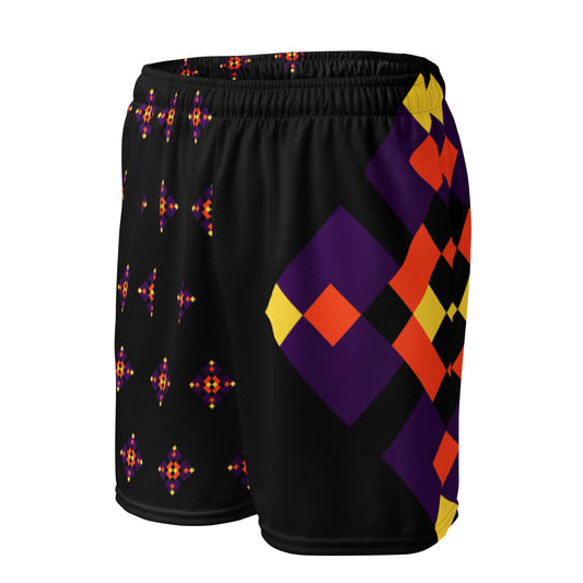 Halloween Diamond Unisex mesh shorts