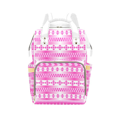 Pink Chic Multifunctional Backpack | Trendy Bag, Stylish Mama Bag, Tote, Baby Shower Gift, Eco-Friendly Backpack
