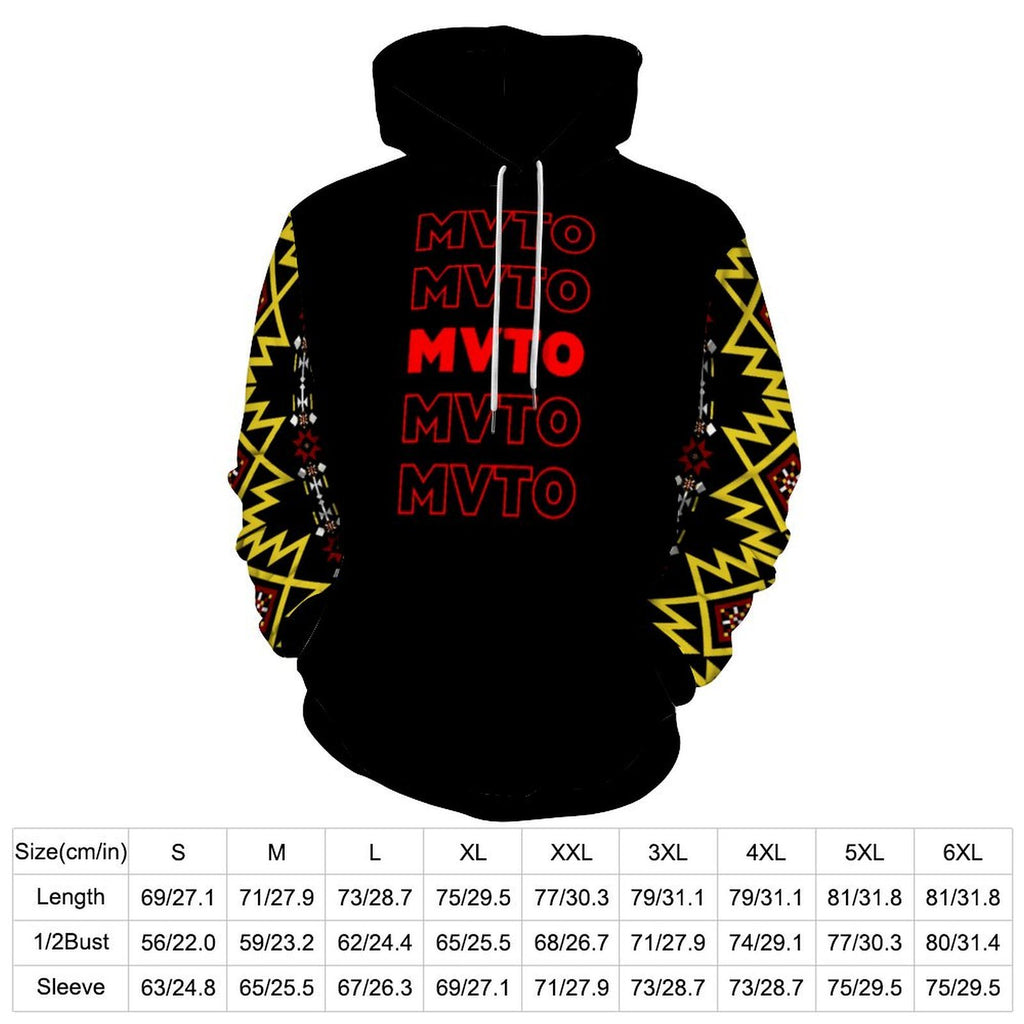 Thank You Design Loose Fit Hoodie (Creek) for Adults
