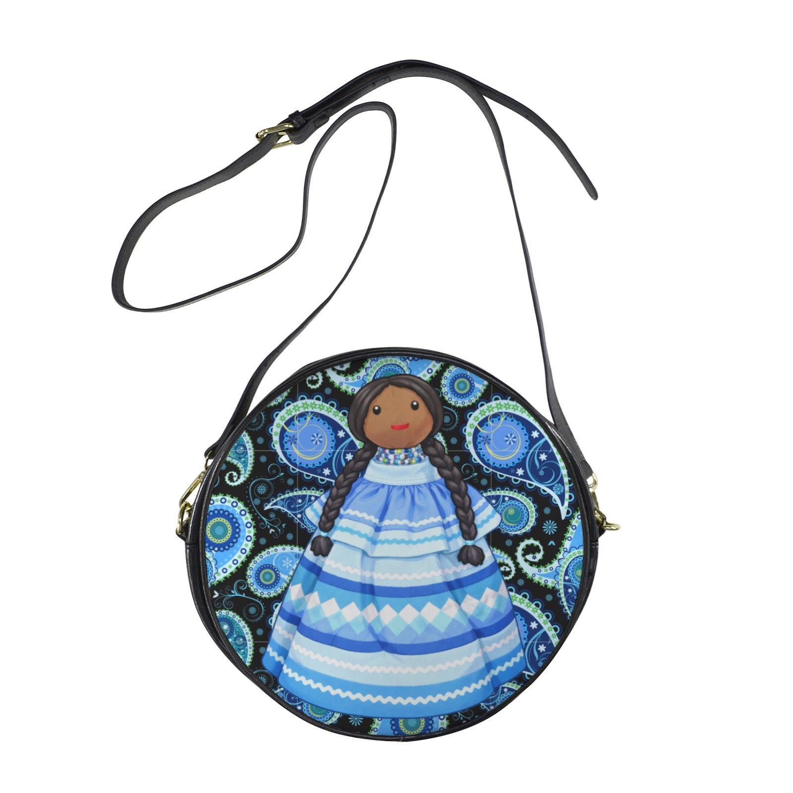 Paisley Round Sling Bag