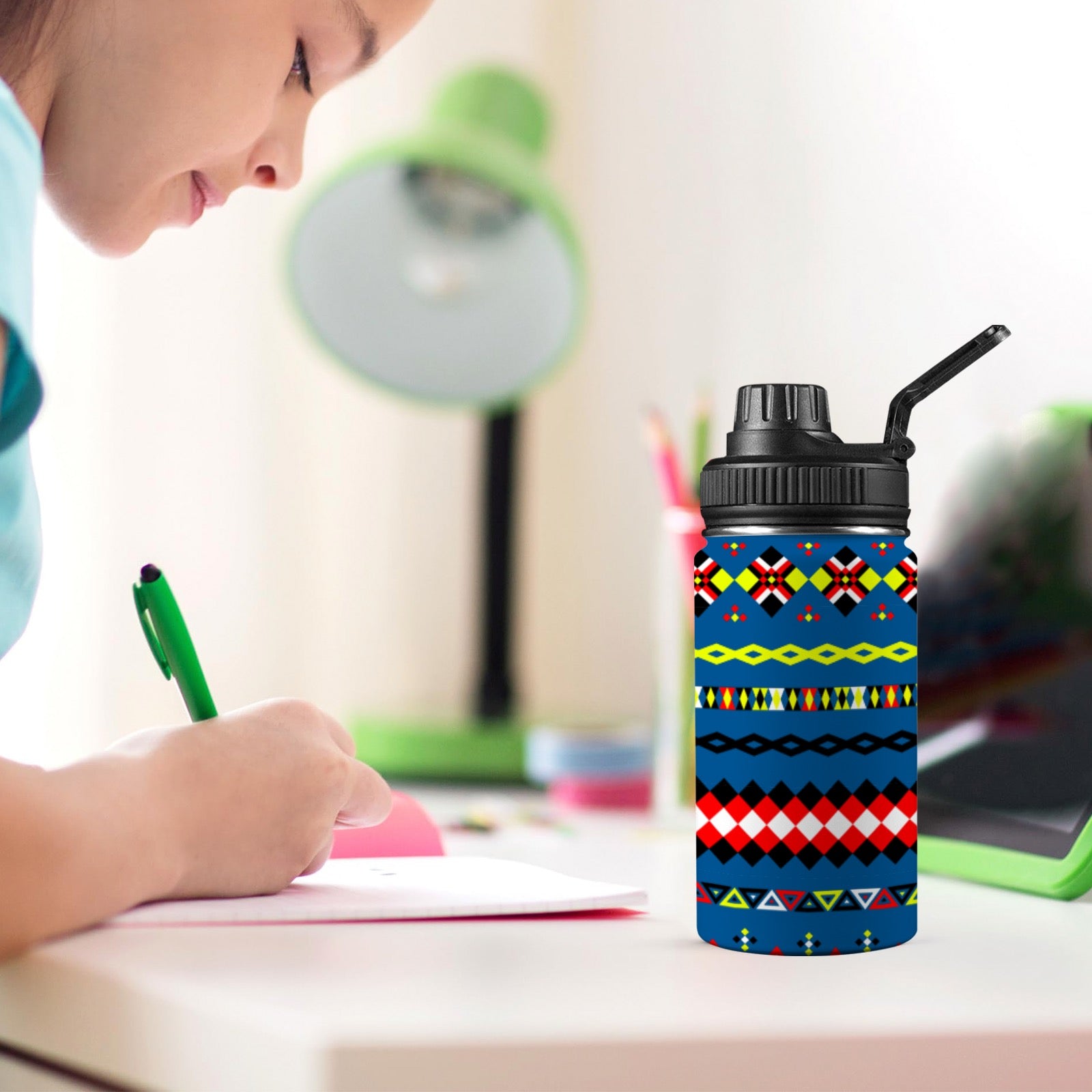 Ocean Kids Water Bottle with Chug Lid (12 oz)