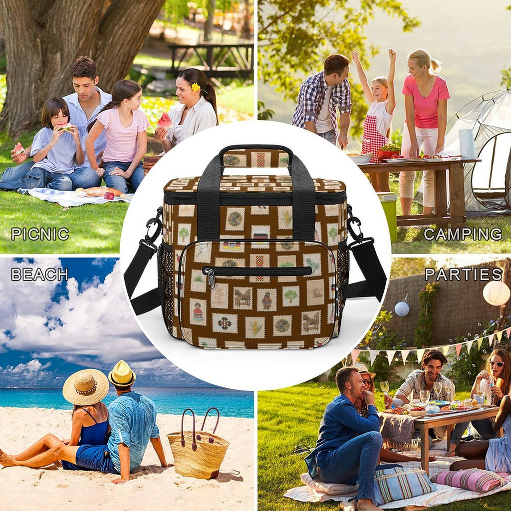 Mocha Camping Cooler Bag