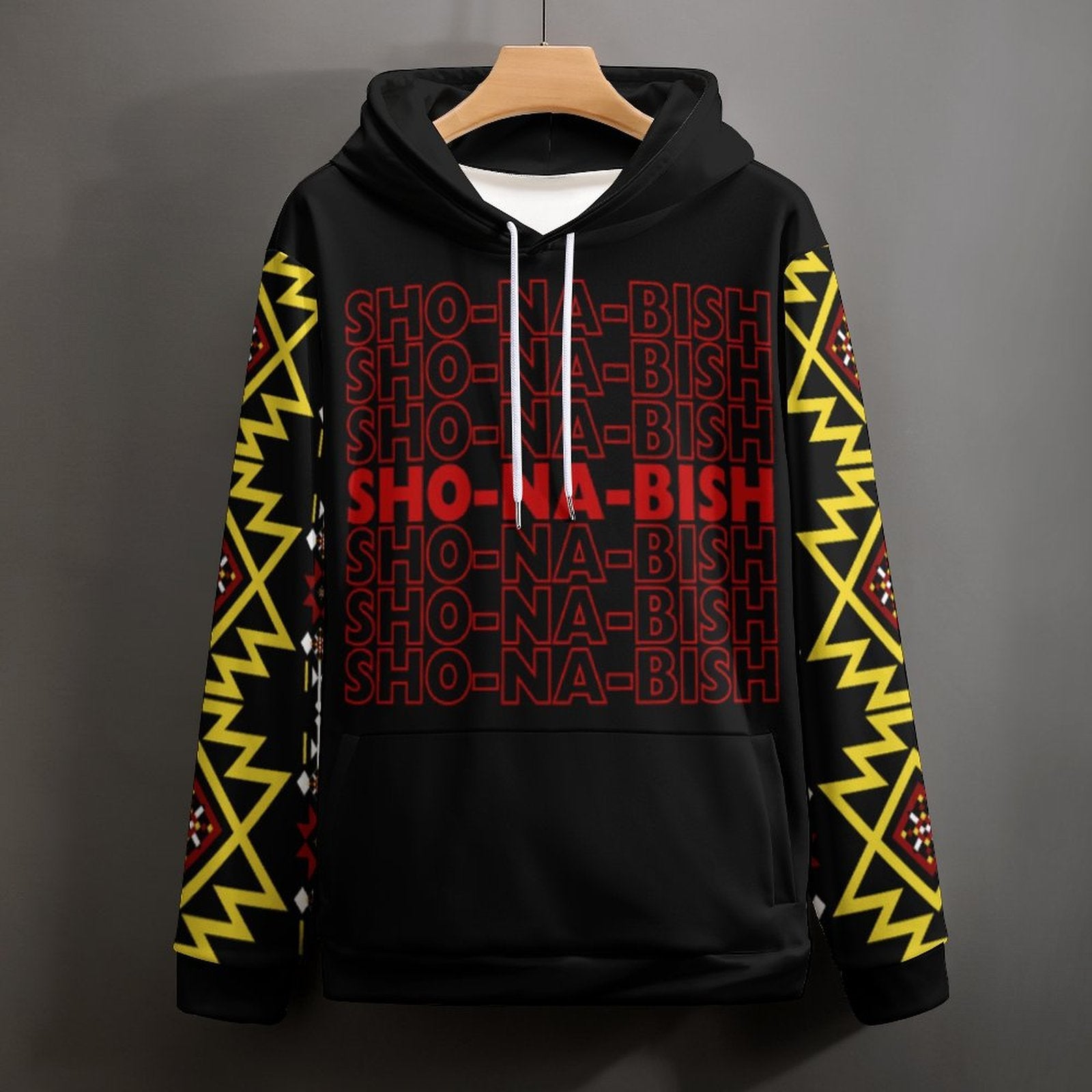 Thank You Design Loose Fit Hoodie for Adults