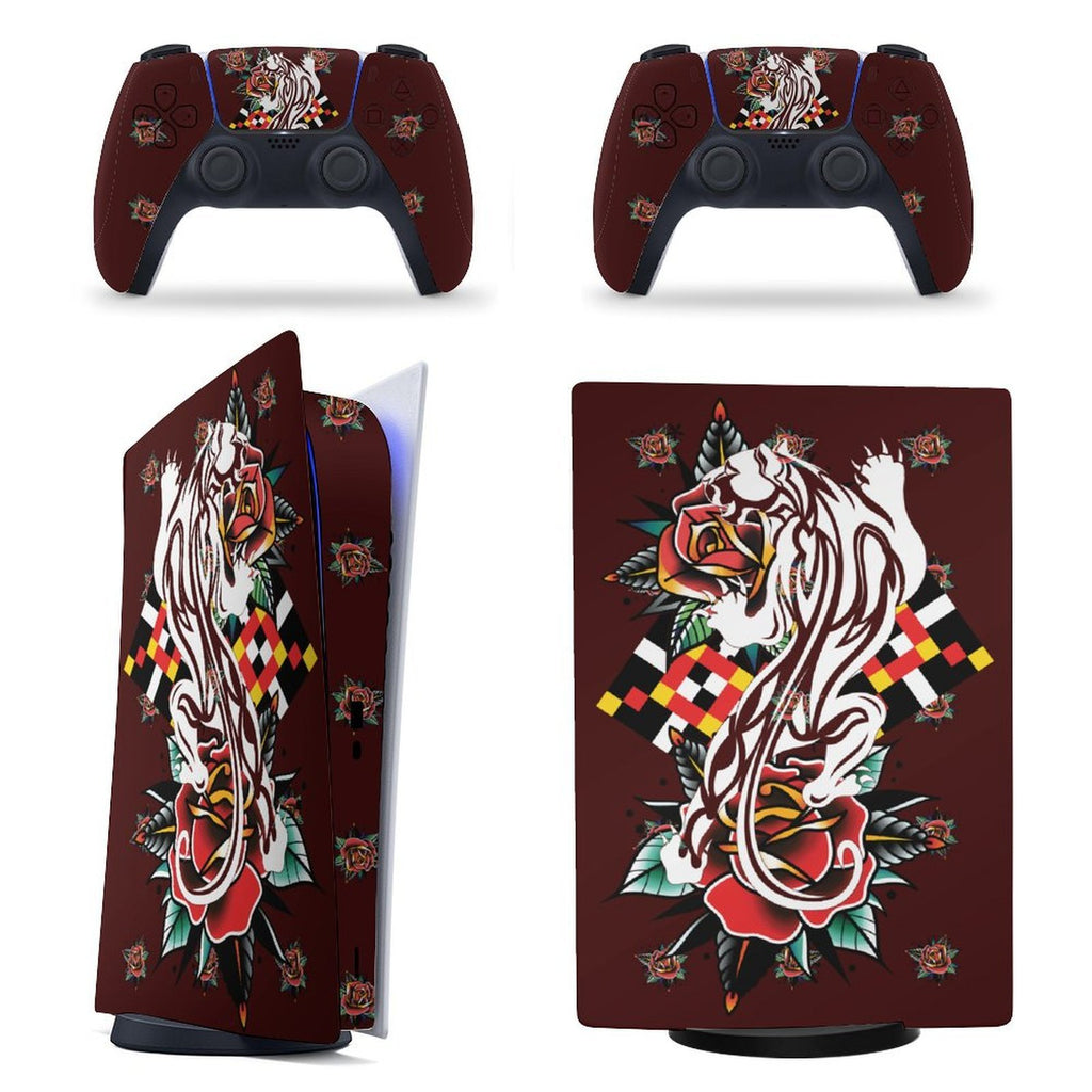Panther Design PS5 Game Console Sticker (Digital Version)