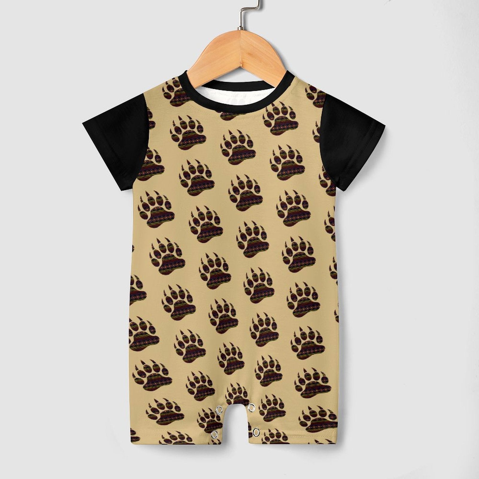 Bear Paw Baby Romper