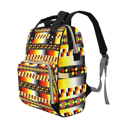 Chic Mixed Colored Multifunctional Backpack | Trendy Bag, Stylish Mama Bag, Tote, Baby Shower Gift, Eco-Friendly Backpack