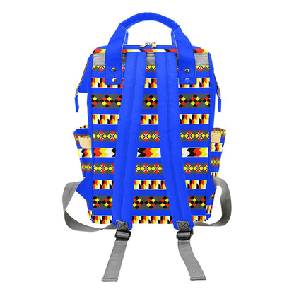 Blue Chic Multifunctional Backpack | Trendy Bag, Stylish Mama Bag, Tote, Baby Shower Gift, Eco-Friendly Backpack
