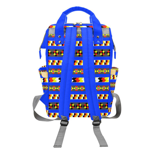 Blue Chic Multifunctional Backpack | Trendy Bag, Stylish Mama Bag, Tote, Baby Shower Gift, Eco-Friendly Backpack
