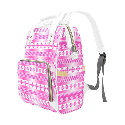 Pink Chic Multifunctional Backpack | Trendy Bag, Stylish Mama Bag, Tote, Baby Shower Gift, Eco-Friendly Backpack