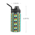 Ice Blue Kids Water Bottle with Chug Lid (12 oz)