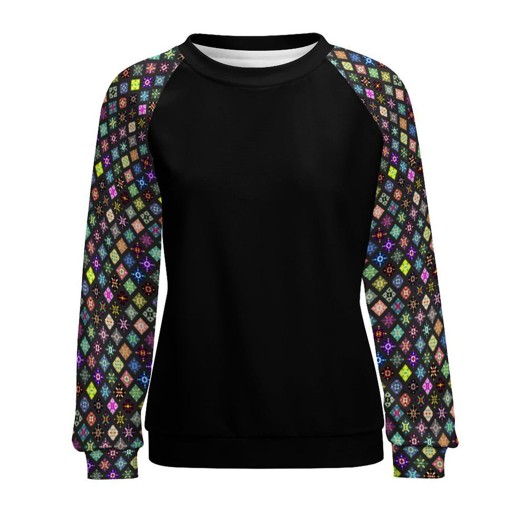 Women's Raglan Crewneck Sweatshirt
