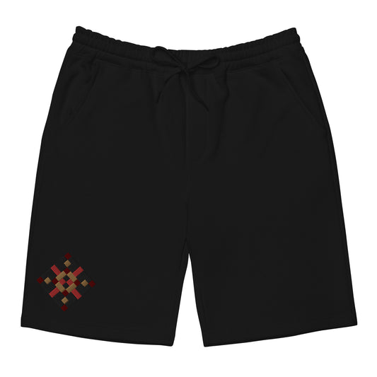 Men's fleece shorts (Red)