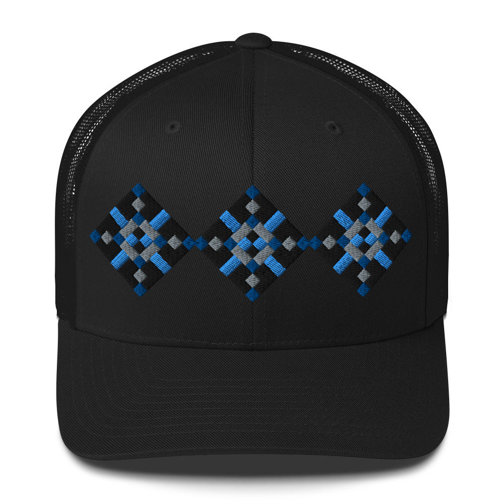 Blue Diamond Trucker Cap