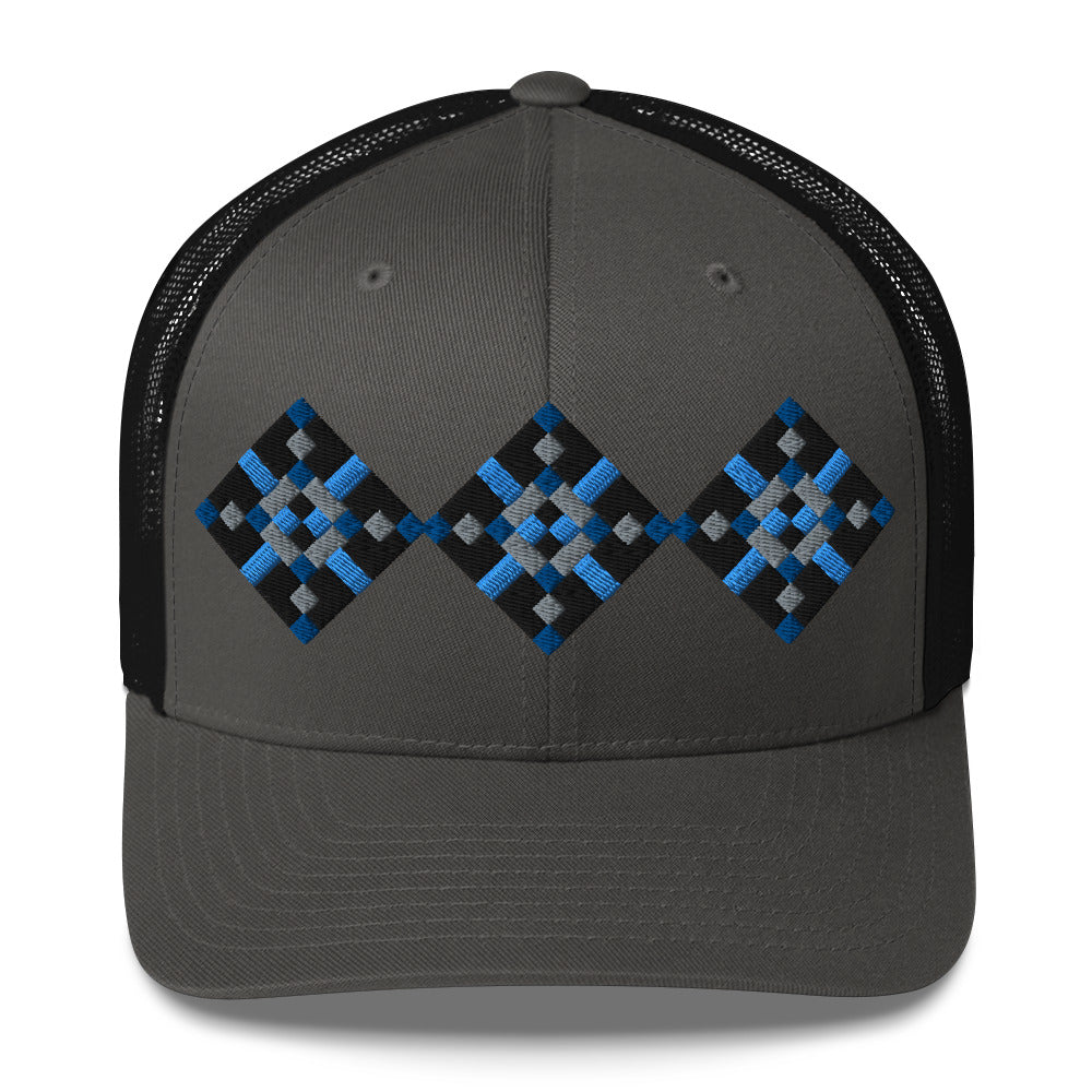 Blue Diamond Trucker Cap