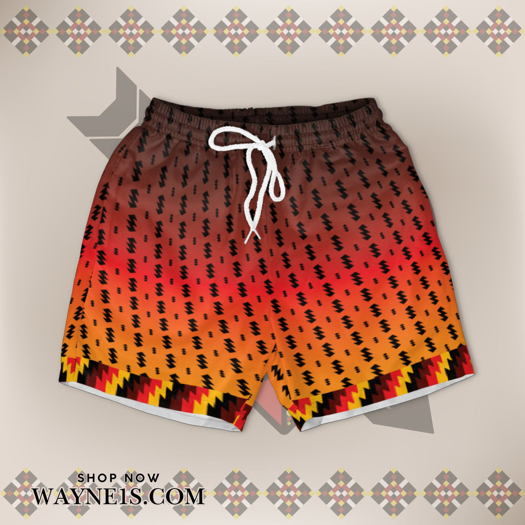Fire Lightning Youth Hawaiian Shorts